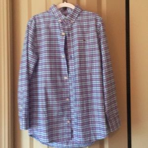 Boys button down shirt. Size Sm (8-10)